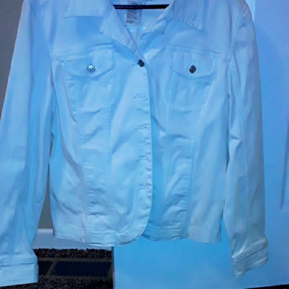 White Jean jacket